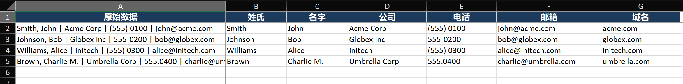 Excel 文本函数可视化指南：LEFT 从左边提取前 N 个字符，RIGHT 从右边提取后 N 个，MID 从中间位置提取。FIND/SEARCH 定位字符位置。TRIM 删除多余空格。TEXTJOIN 用分隔符组合。每个函数以流程图形式展示输入文本和输出结果。